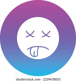 Dead vector icon. Can be used for printing, mobile and web applications.