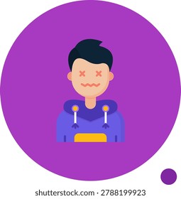 Dead vector Icon Design Illustration
