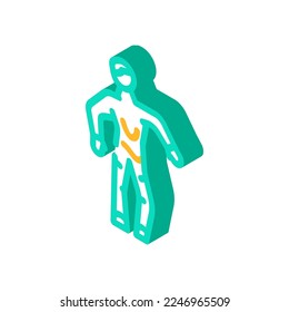 dead zombie isometric icon vector. dead zombie sign. isolated symbol illustration
