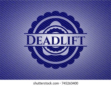 Deadlift emblem with jean high quality background