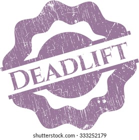 Deadlift grunge seal
