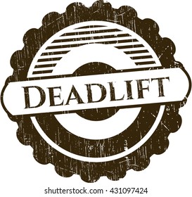 Deadlift grunge seal