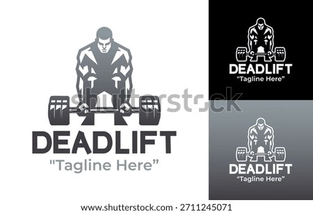 Deadlift Logo Classic Weight Training Icon