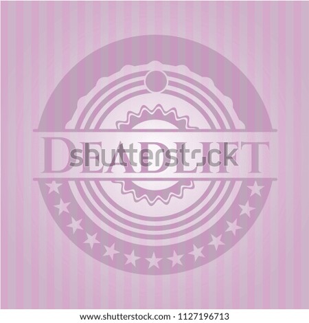 Deadlift pink emblem