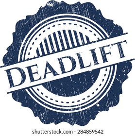 Deadlift rubber grunge seal