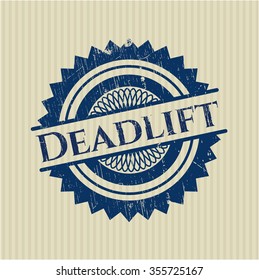 Deadlift rubber grunge texture stamp