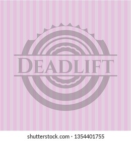 Deadlift vintage pink emblem