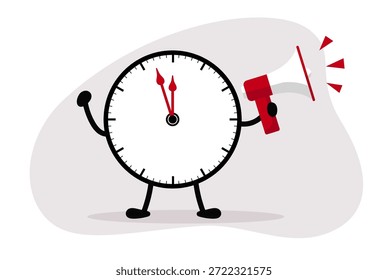 Alerta de fecha límite por un anunciador de reloj