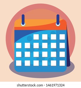 Deadline Business Concept Flat Design Vector Illustration