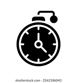 Deadline Business Icon Glyph Logo