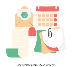Deadline calendar vector icon. Attention or reminder notification of event. Notification on online calendar or planner. Email, notes, letter.
