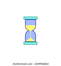 deadline, colorfull icon, vector illustration