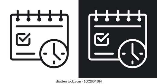 Presentation Billboard Icon Growing Line Chart Stock Vector (Royalty ...