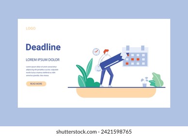 Concepto de plazo. Empleados estresados trabajando horas extra. Trabajadores cansados Bomba de tiempo en la fecha límite. Gestión del tiempo, presión de gerentes en el lugar de trabajo, programador independiente luchando con la fecha límite.
