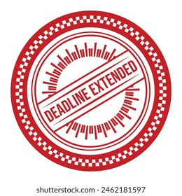 Diseño de sello de goma extendido
