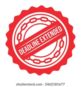 Diseño de sello de goma extendido
