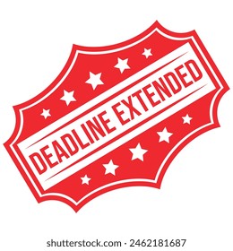 Deadline Extended Rubber stamp Design