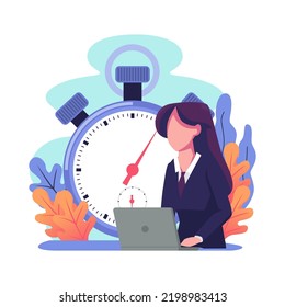 Diseño de ilustraciones de estilo plano y plano en línea recta