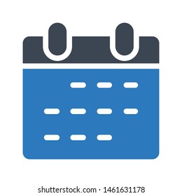 deadline glyph colour vector icon
