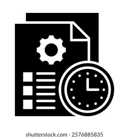 Deadline Icon Element For Design