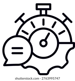 Deadline Icon Element For Design