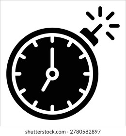 Deadline Icon Element For Design