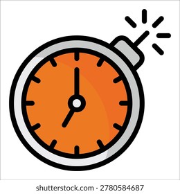 Deadline Icon Element For Design