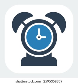 deadline icon in glyph style