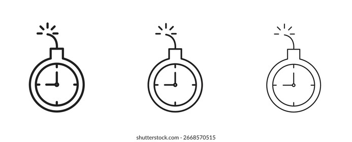 Icono de fecha límite para proyectos de Diseño gráfico