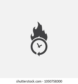 Deadline icon. Simple element illustration. Deadline symbol design from Startup collection. Can be used for web and mobile.