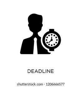 Deadline icon. Deadline symbol design from Time managemnet collection.