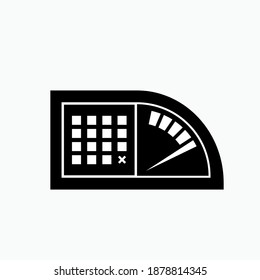 Icono de fecha límite. Símbolo - Plantilla de logotipo vectorial. 