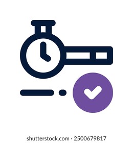 deadline icon. vector dual tone icon for your website, mobile, presentation, and logo design.