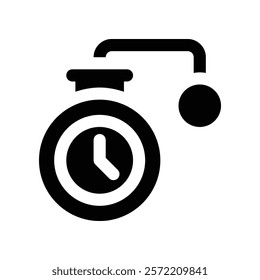 deadline icon. vector glyph icon for your website, mobile, presentation, and logo design.