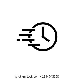 deadline icon, vector illustration