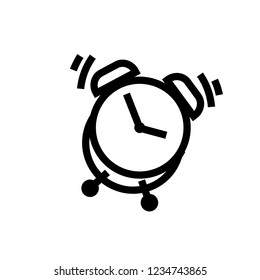 deadline icon, vector illustration
