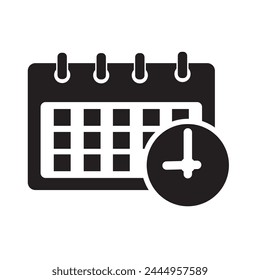 deadline icon vector illustration design template