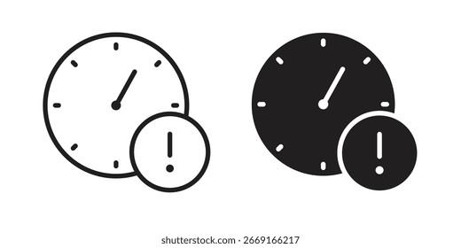 Deadline icon. Vector Illustration. Isolated vector Illustration. EPS Illustration.