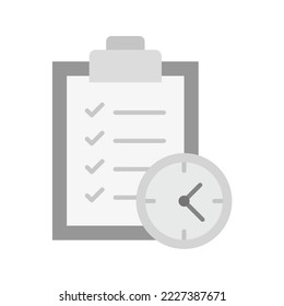 Deadline icon vector image. Can also be used for Project Management. Suitable for mobile apps, web apps and print media.