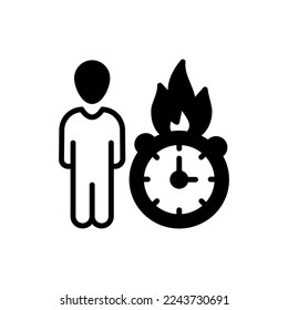 Icono de línea de tiempo en vector. Logotipo