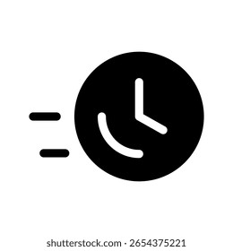 Deadline-Symbol, Vektorsymbol-Entwurfsgrafik