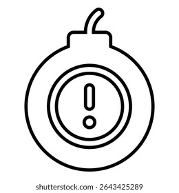 deadline set line icon design. deadline set thin black outline symbol vector illustration. editable stroke icon on transparent background.