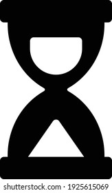 deadline vector glyph flat icon
