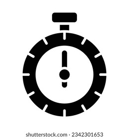 Deadline Vector Glyph Icon For Personal And Commercial Use.
