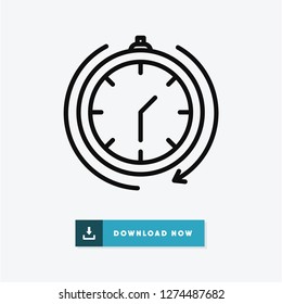 Deadline vector icon