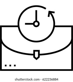 Deadline Vector Icon