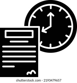 Icono de vector de línea de vencimiento. Se puede usar para imprimir, móviles y aplicaciones web.