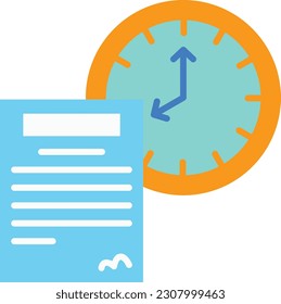 Icono de vector de línea de vencimiento. Se puede usar para imprimir, móviles y aplicaciones web.