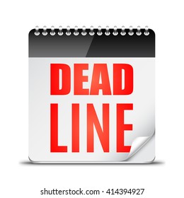 Deadline Word on Calendar 