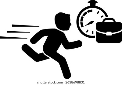 deadline work worker work from home freelancer working run time 10261